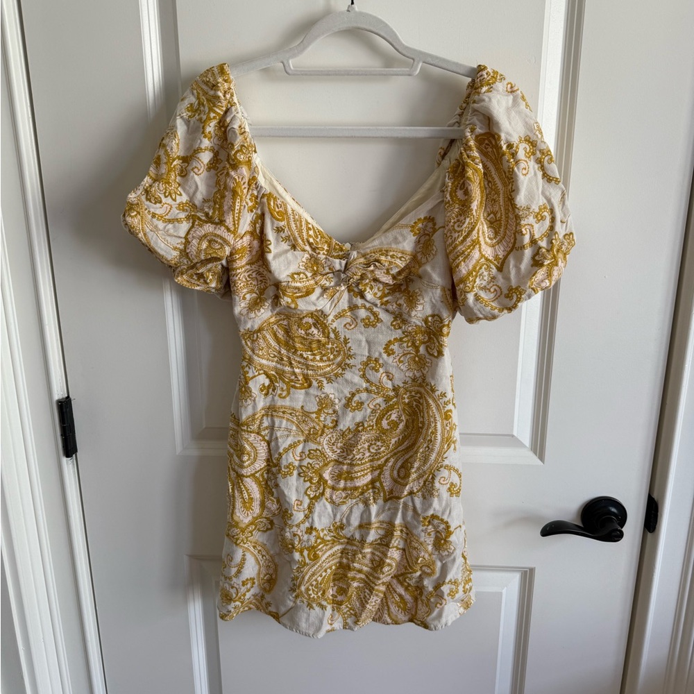 Abel the Label yellow floral dress
